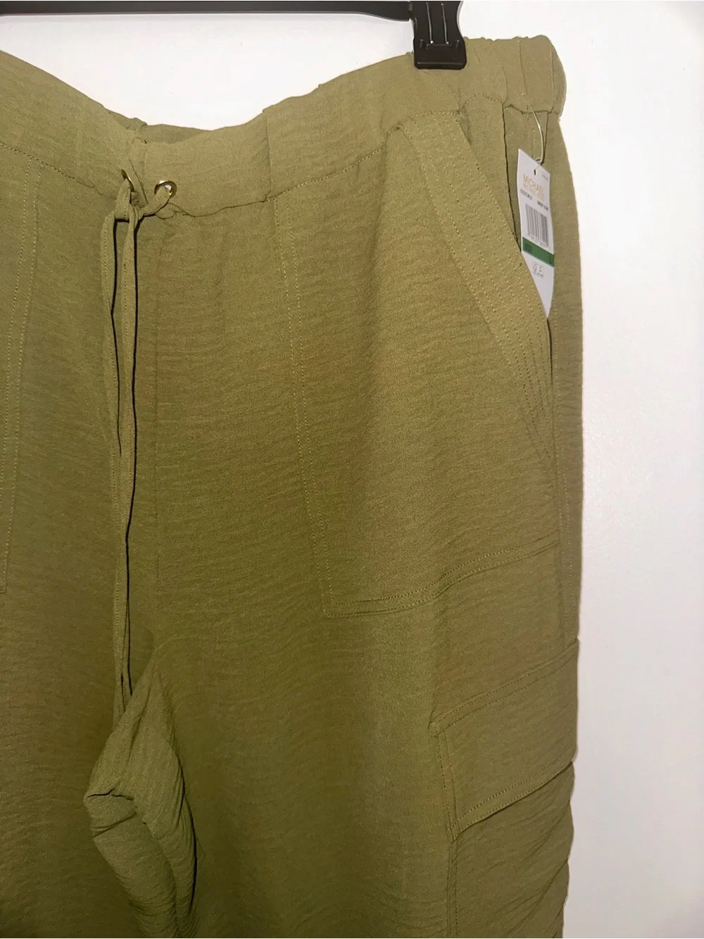 Micheal Kors Olive Green Men's Cargo Jogger Pants